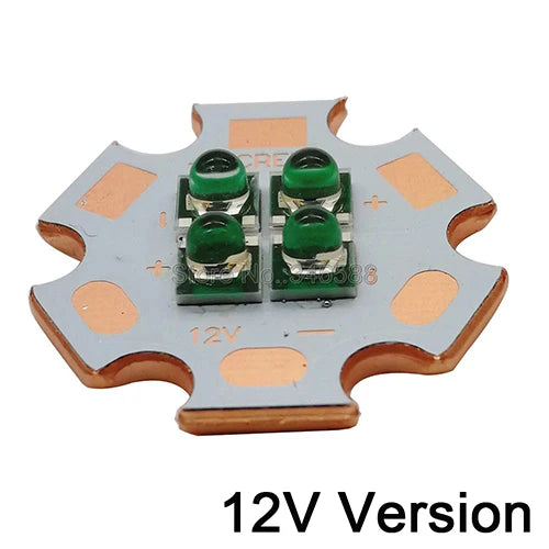 3V / 6V / 12V 3535 4Chips 4-LEDs Infrared IR 850nm 60 Degree High Power LED Emitter with 20mm Copper PCB