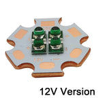 3V / 6V / 12V 3535 4Chips 4-LEDs Infrared IR 850nm 60 Degree High Power LED Emitter with 20mm Copper PCB