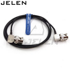 Ultra-soft SDI video signal cable, camera monitor SDI line, BNC plug to BNC plugs elbow, SDI pigtail. Camera RF coaxial cable