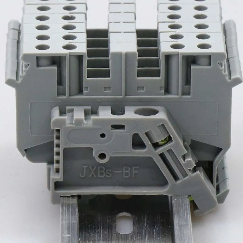 50pcs EW35 Din Rail Universal Terminal Blocks Ending/End Stopper 35mm Din End Bracket Stops EW-35 for Circuit Breaker