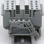 50pcs EW35 Din Rail Universal Terminal Blocks Ending/End Stopper 35mm Din End Bracket Stops EW-35 for Circuit Breaker