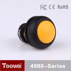 Latching Self-Locking IP67 Waterproof 12mm Electrical Metal Button Switch 12mm