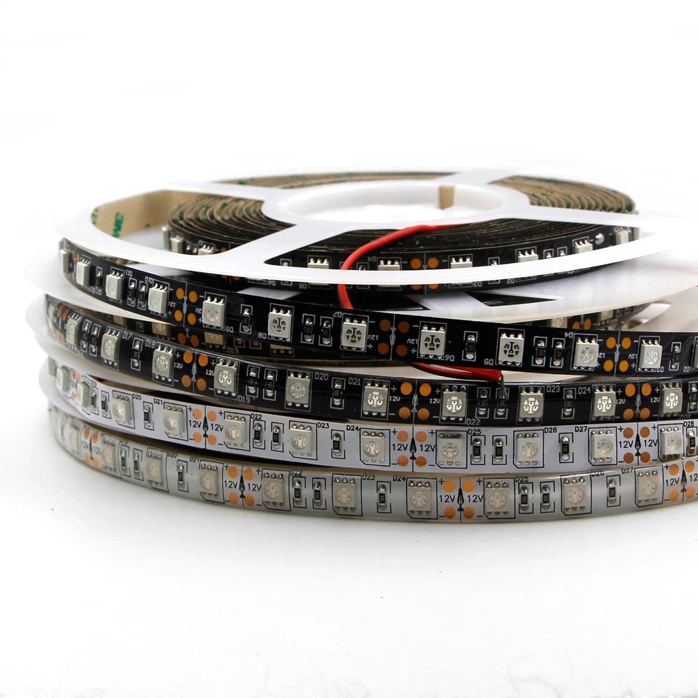 led strip light 600nm True Orange no Amber Yellow waterproof 3528 5050 SMD 120leds/m christmas string tape rope lamp 12V
