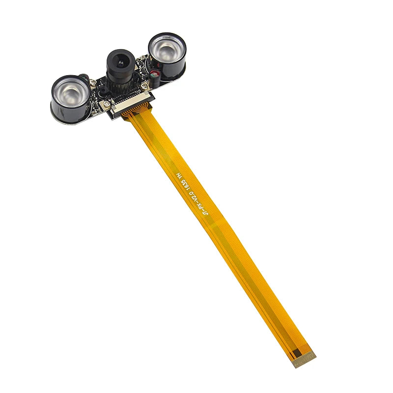 Raspberry Pi 5 Camera Focal Adjustable Module Night Vision with IR Sensor LED Light FFC for Raspberry Pi 5 Zero 2 W Zero W 1.3