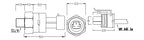 Silicon Core Body Vacuum Negative Pressure Sensor Vacuum Negative Pressure Transmitter -100kpa~0 ,0-5V 4-20mA G1/4 Gas Sensor