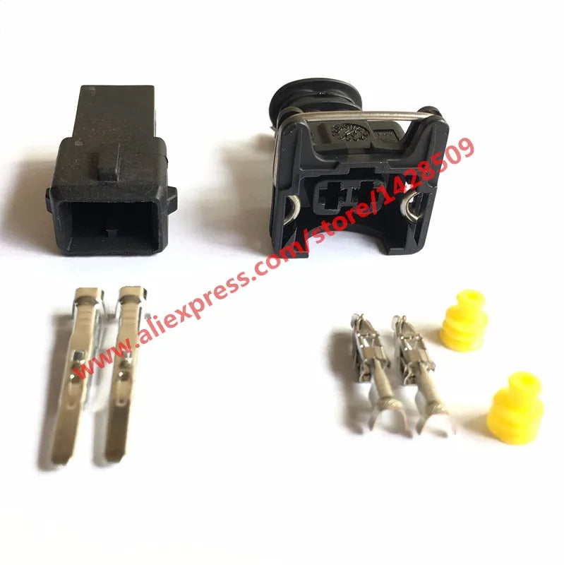 1 Pcs AMP Tyco JPT Style 3.5mm Series 2 Way 282189-1 282762-1 Waterproof Female And Male Socket With Pins And Seal
