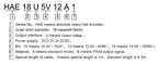HAE18U5V12A0.5 Magnetic Absolute Encoder 5V 12Bits Resolution Angle Sensor SSI Output