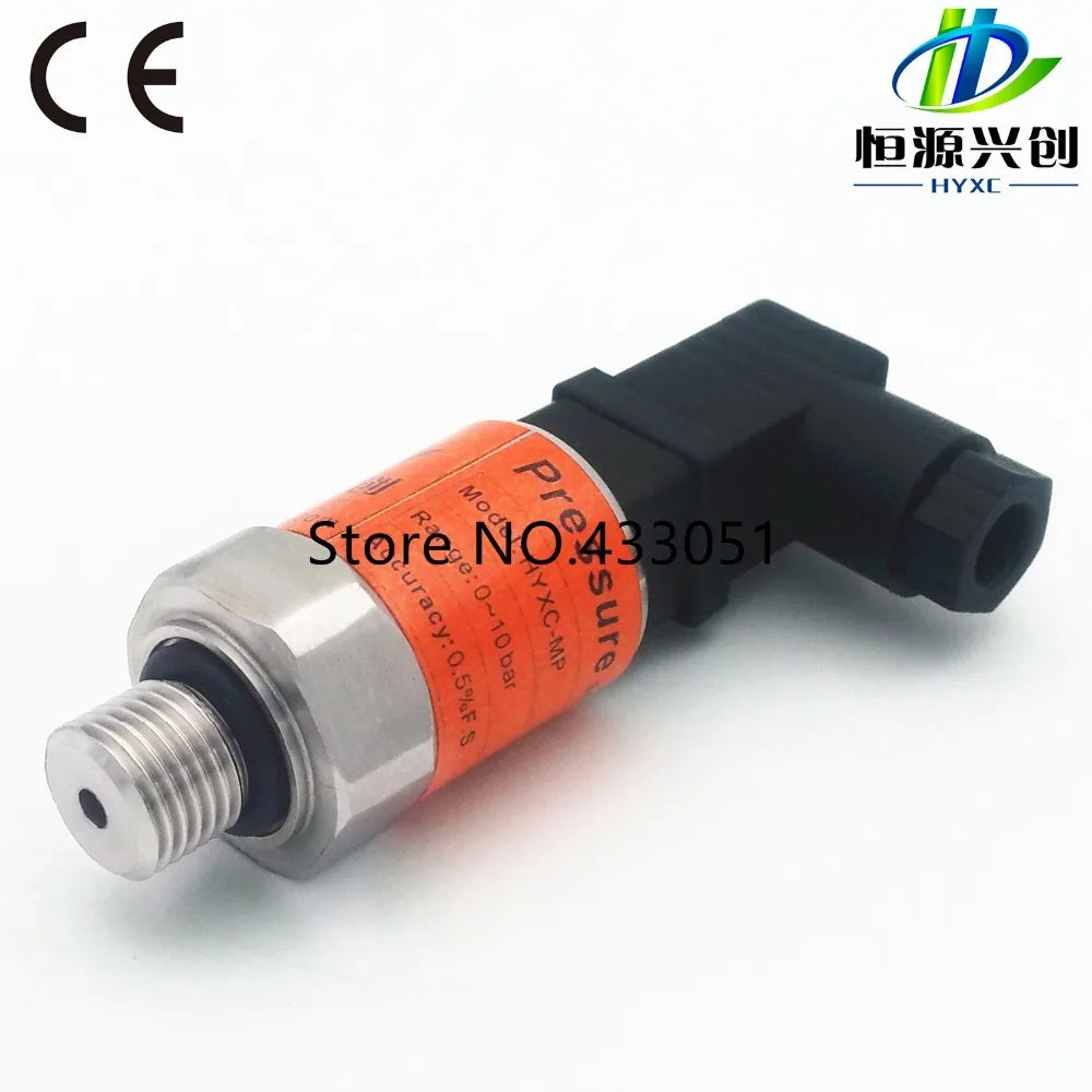 Pressure Transmitter -1~0~10bar/16bar/6bar/25bar, 10-30VDC, G1/4, 4-20mA Output, 0.5%, Pressure Transducer Sensor