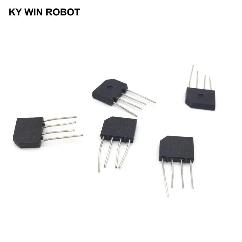 5PCS 2A 1000V Diode Bridge Rectifier KBP210