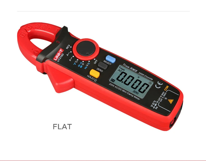 UNI-T Clamp Meter Digital UT210E UT210D AC Current Mini Clamp Multimeter True RMS Pliers Ammeter UT210C Auto Range