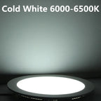Ultra Thin Dimmable Led Panel Downlight 3w 6w 9w 12w 15w 25w LED Round Ceiling Light Built-in AC85-265V LED Panel Light SMD2835