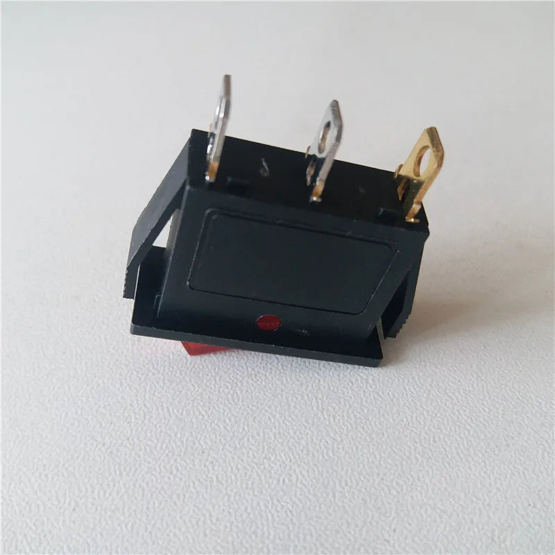 30pcs 250V 15A/16A rocker switch Red Rocker Switch KCD3-101N KCD2 3 feet 2 gear illuminated rocker switch