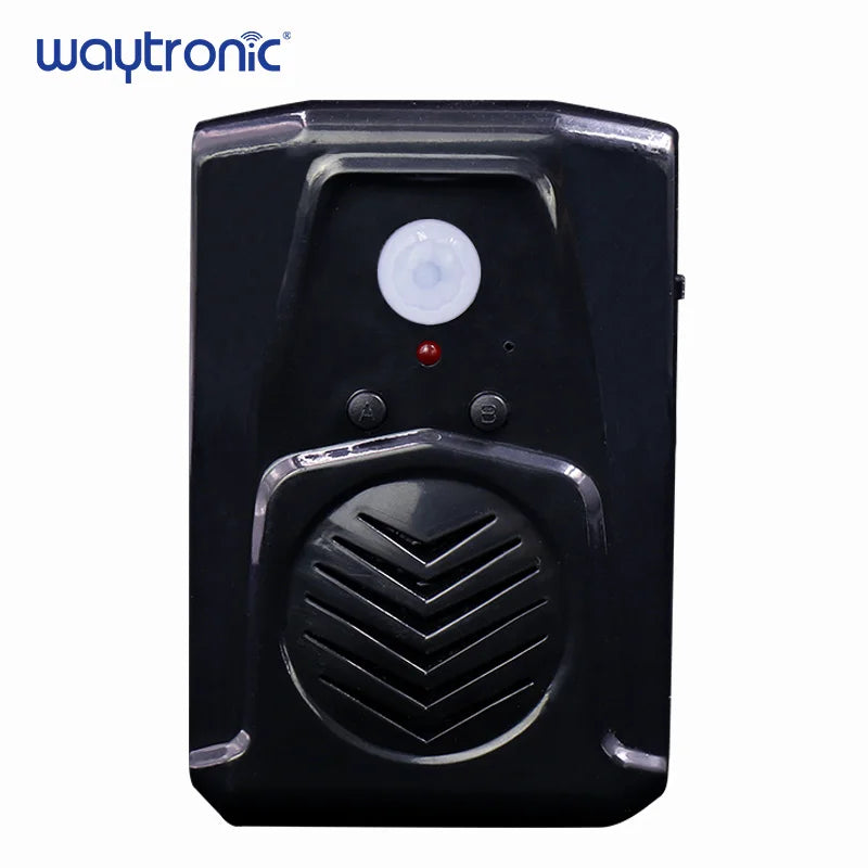 MP3 Downloadable Wireless PIR Motion Sensor Activated Player Infrared Doorbell Shop Store Welcome Voice Reminder with USB Cable