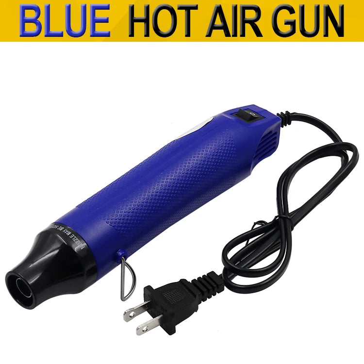 110V DIY Using Heat Gun Electric Power Tool Hot Air 300W Temperature Gun with Supporting Seat Shrink US Plug