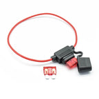 Waterproof Power Socket Small Blade Type inline InLine Fuse Holders with 10A Fuse auto Car Replacement Fuses length  16AWG