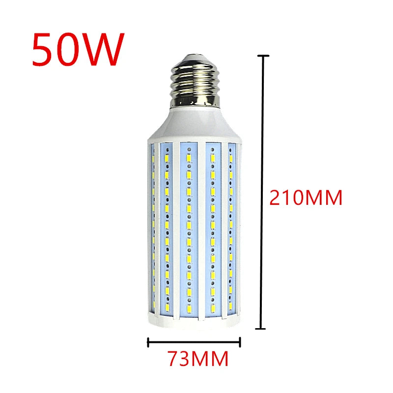 LED Bulb Lamp E14 B22 E27 E26 E39 E40 5730 Corn Spot Light 25W 30W 40W 50W 60W 80W 100W Lampada 110V 220V Cold Warm White Lights