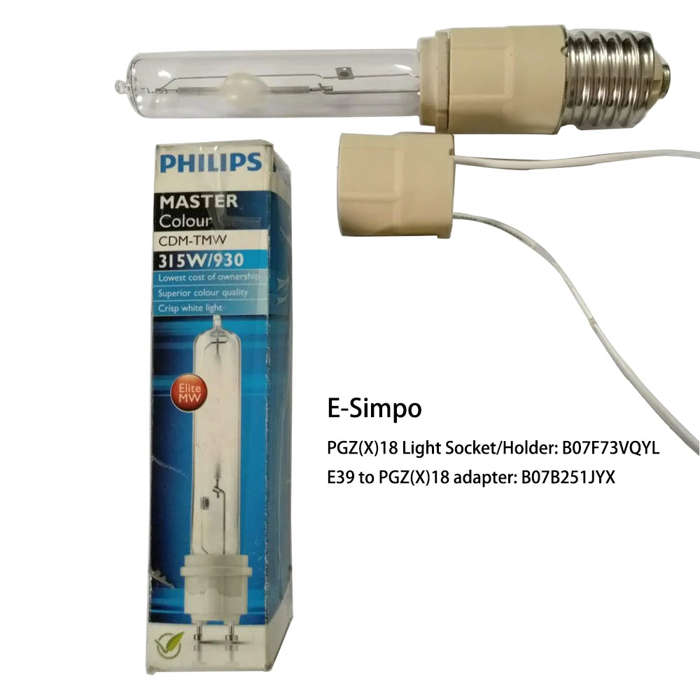 1pcs PGZ18 PGZX18 Light Socket Lampholder for 315W CMH CDM Bulb