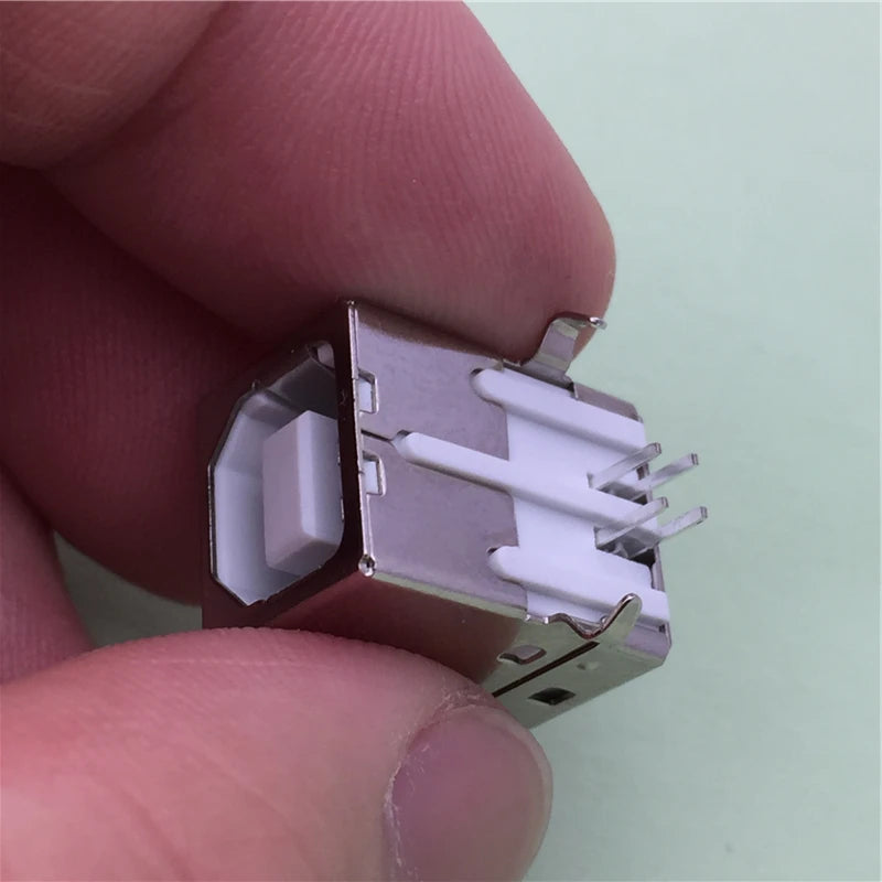 10pcs/lot USB B Type Female Socket Connector G45 for Printer Data Interface