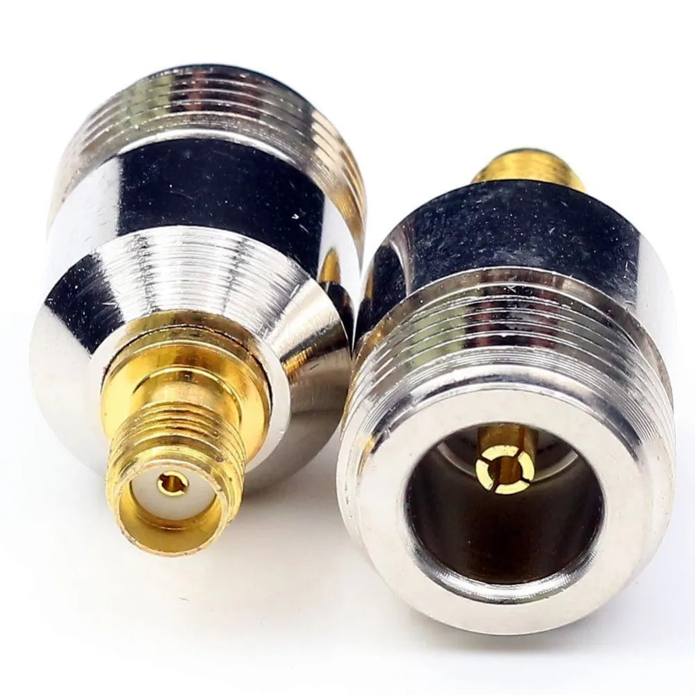Connector N Female to SMA Female Jack / SMA Male Plug / RP-SMA Female / RP-SMA Male Straight RF Connector Adapter