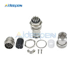 1set GX20 Aviation Connector Male Plug Female Socket Circular Connector 2/3/4/5/6/7/8/9/10/12/14/15 Pin Wire Panel Connector