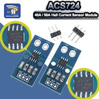 1PCS NEW 5A 20A 30A Hall Current Sensor Module ACS712 Model For Arduino AC DC Current Detection Board