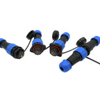 Waterproof Connector SP16 IP68 Cable Connector Plug & Socket Male and Female 2 3 4 5 6 7 8 9 Pin