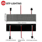 WS2812B RGB LED Panel Screen 8x8 16x16 8x32 256 Pixels Digital Flexible Programmed Individually Addressable Full Color DC5V