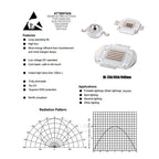 High Power LED Chip 730NM  800NM 805NM 850NM 940NM 980NM Infrared  Emitter Lamp Light Bead COB 3W 5W 10W 20W 30W 50W 100W Watt