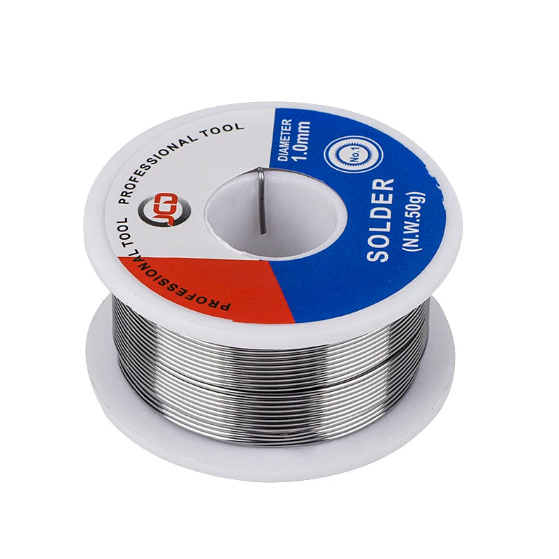 JCD High-Purity Lead-free Solder Wire 50g 0.6mm 0.8mm 1.5mm Household Low-temperature Environmentally Friendly Solder Joint