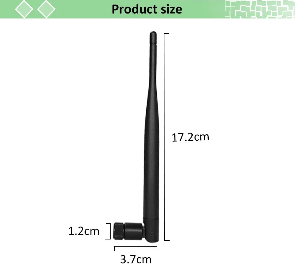 Eoth Wholesale 433MHz Antenna LORA 5dBi GSM 433 MHz Connector Rubber 433m LoRaWAN IOT SMA Male Female Extension Cord Pigtail