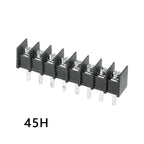 10pcs Barrier Terminal Block 45R 45RM 9.5mm Pitch IEC:750V32A,UL: 300V20A 22-12AWG,Vertical/ RA,wT W/O mounting tab optional.
