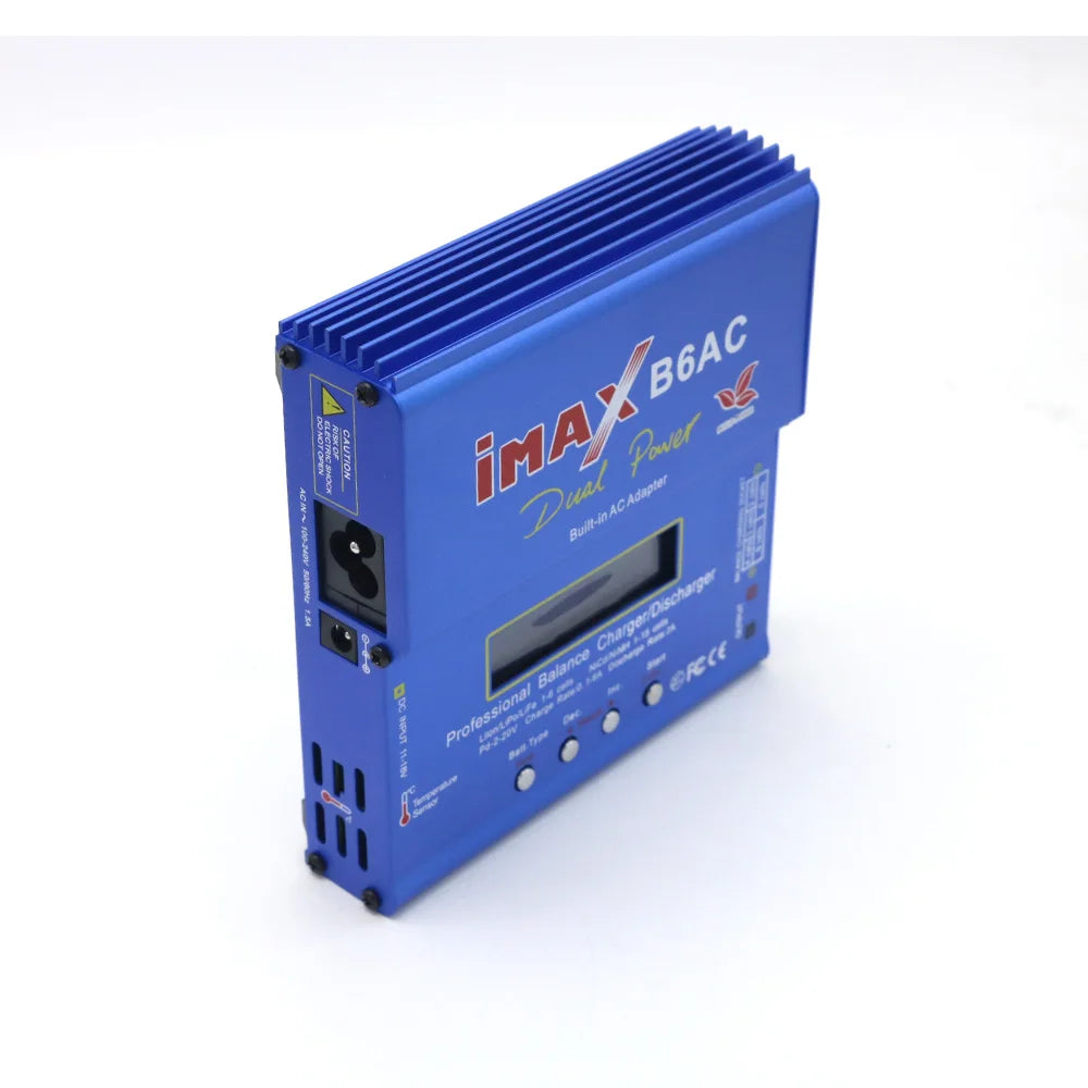 Imax B6 AC RC Charger 80W B6AC 6A Balance Charger Digital LCD Screen Li-ion LiFe Nimh Nicd PB Lipo Battery Discharger