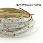 led strip light 600nm True Orange no Amber Yellow waterproof 3528 5050 SMD 120leds/m christmas string tape rope lamp 12V