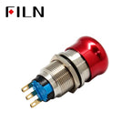 16mm 19mm 22mm 1NO 1NC Waterproof Metal Latching Emergency STOP Mushroom Push Button Switch Button Switch Knob Rotary Switch