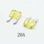 20pcs  5A 7.5A 10A 15A 20A 25 30A AMP Set For Auto Car Truck  Safety fuse Mini Blade Fuse Zinc Alloy and Plastic Material