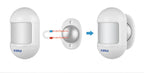 KERUI Wireless Mini Design PIR Motion Detector Passive Infrared Alarm Sensor with Magnetic Swivel Base for Home Alarm System