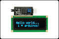 Real OLED Display, IIC/I2C/TWI 1602 162 16*2 Serial Character LCD Module Display Screen LCM