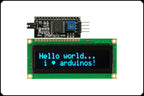 Real OLED Display, IIC/I2C/TWI 1602 162 16*2 Serial Character LCD Module Display Screen LCM