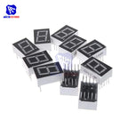 diymore 5PCS/Lot 0.56" 7 Segment 1 Bit Red LED Digital Display Common Anode / Common Cathode LED Digital Tube Red for Arduino
