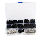 620pcs Dupont Wire Jumper Pin Header Connector Housing M/F Crimp Pins 18-26AWG Durable Electronic Components