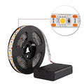 DC 5V 3*AA Battery Powered LED Strip Light IP65 Waterproof 5050 SMD 2M 1M 0.5M LED Tape with Battery Box Cool White/Warm White
