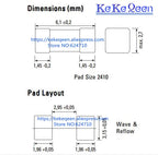 20PCS 2410(6125) 0.25A/0.5A/0.75A/1A/1.5A/1.6A/2A/2.5A/3A/3.15A/4A/5A/6.3A/7A/8A/10A/12A/15A BRD MNT SMD fuses disposable fuse