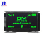 diymore 2.4" 2.42 inch 128x64 OLED LCD Display Module SSD1309 12864 7 Pin SPI/IIC I2C Serial Interface for Arduino  R3 C51