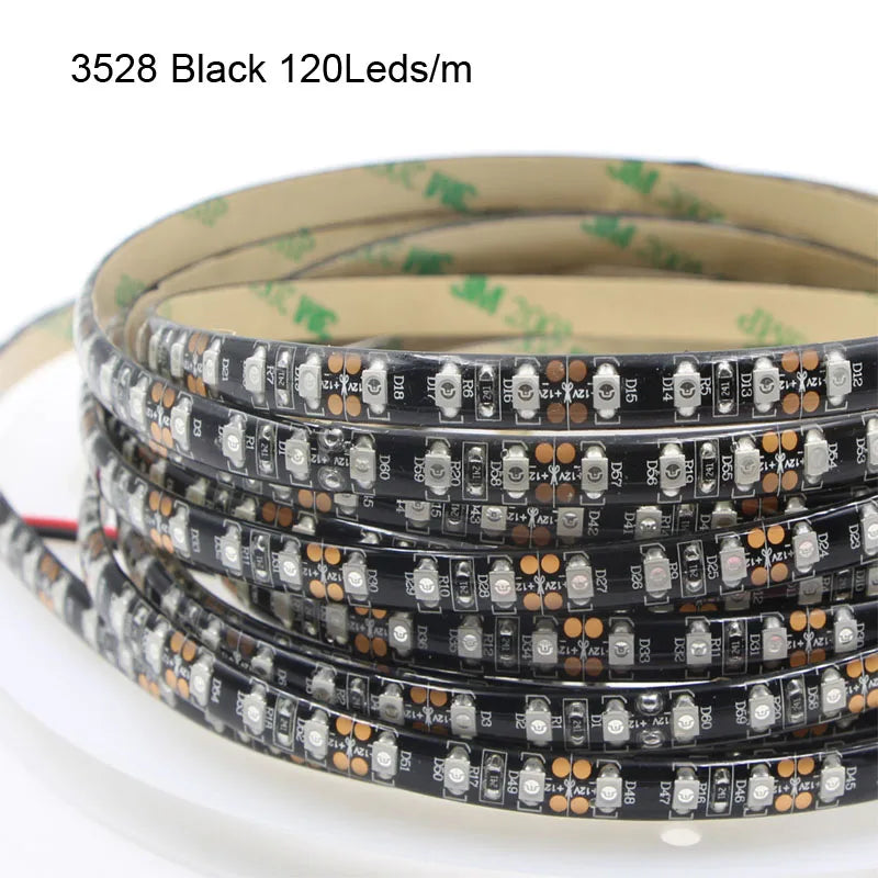 led strip light 600nm True Orange no Amber Yellow waterproof 3528 5050 SMD 120leds/m christmas string tape rope lamp 12V