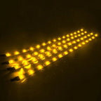 2 PCS LED Strip SMD3528 Waterproof Flexible 30CM Red Green Blue White Warm White Super Bright Car Styling Decor Stickers Lamp