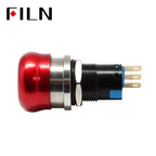 16mm 19mm 22mm 1NO 1NC Waterproof Metal Latching Emergency STOP Mushroom Push Button Switch Button Switch Knob Rotary Switch