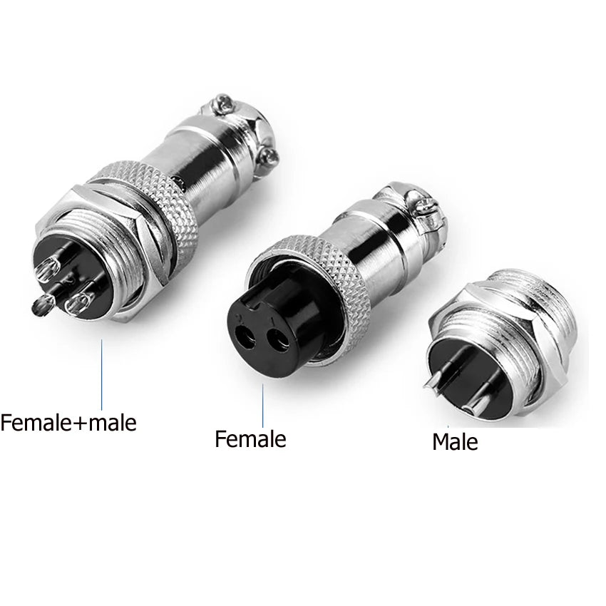 1/10/20set GX16 GX12 GX20 2P/3/4/5/6/7/8/9/10/12/14/15 Pin Female Male Air Aviation Connector Power Cable Electrical Plug Socket