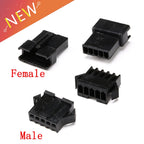 10Pair SM 2.54mm Pitch 2 3 4 5 6 7 8 Pin JST SM-2/3/4/5Y Male & Female Head Plug Housing Pin Header Crimp Terminals Connector