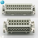 HDC-HE Heavy Duty Connector 4/6/10/16/24 Core Pin  Male Core and Female Core Connector 16A500v Aviation WaterprooPlug  Connector