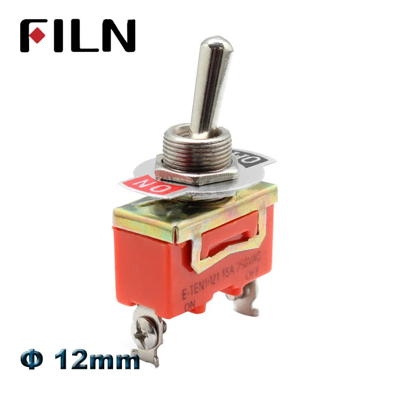15A 250V Power rocker toggle switch waterproof cover SPDT DPST DPDT Toggle Switch